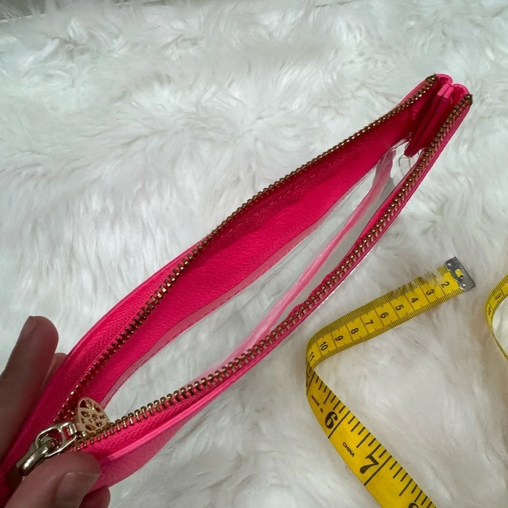 Lilly Pulitzer Neon Pink Clear bag